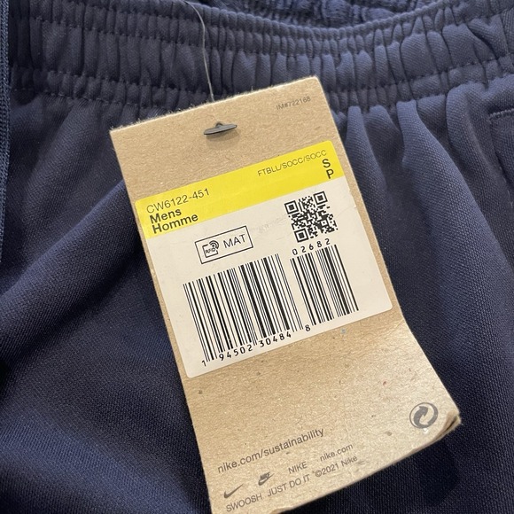 NWT Nike Dri-FIT Dry Academy Soccer Track Pants Mens Small Navy CW6122-451 - Picture 3 of 12